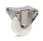 Ruota fissa in nylon in acciaio inox - 80mm - 120kg - A