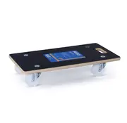 MESO Carrello per mobili MESO - Rettangolare - Ruota in PP - Max 250kg