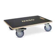 MESO Rullo per mobili 2 x frenato - ruota in TPR - 575mm x 350mm - 350kg