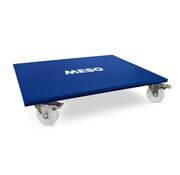 MESO Rullo per mobili 4 x frenato - Ruota in nylon - 800mm x 600mm - 400kg