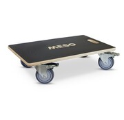 MESO Rullo per mobili 4x frenato - ruota in TPR - 575mm x 350mm - 350kg