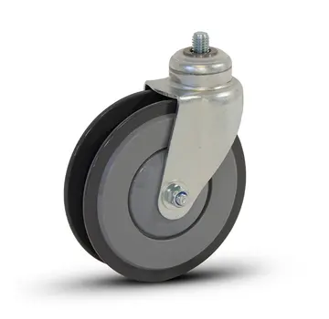 Carrello spesa con ruote girevoli 125 mm - foro per bulloni - TPR