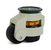 MESO Ruota girevole di sollevamento in nylon nero con foro centrale - 50mm - 250kg