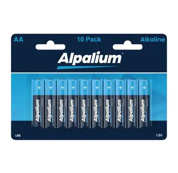 Batteria alcalina AA - LR6 - 1,5 V (10 pezzi)