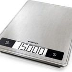 Digitale keukenweegschaal - Soehnle - 24 x 17,5 cm - Tot 15 kg - RVS