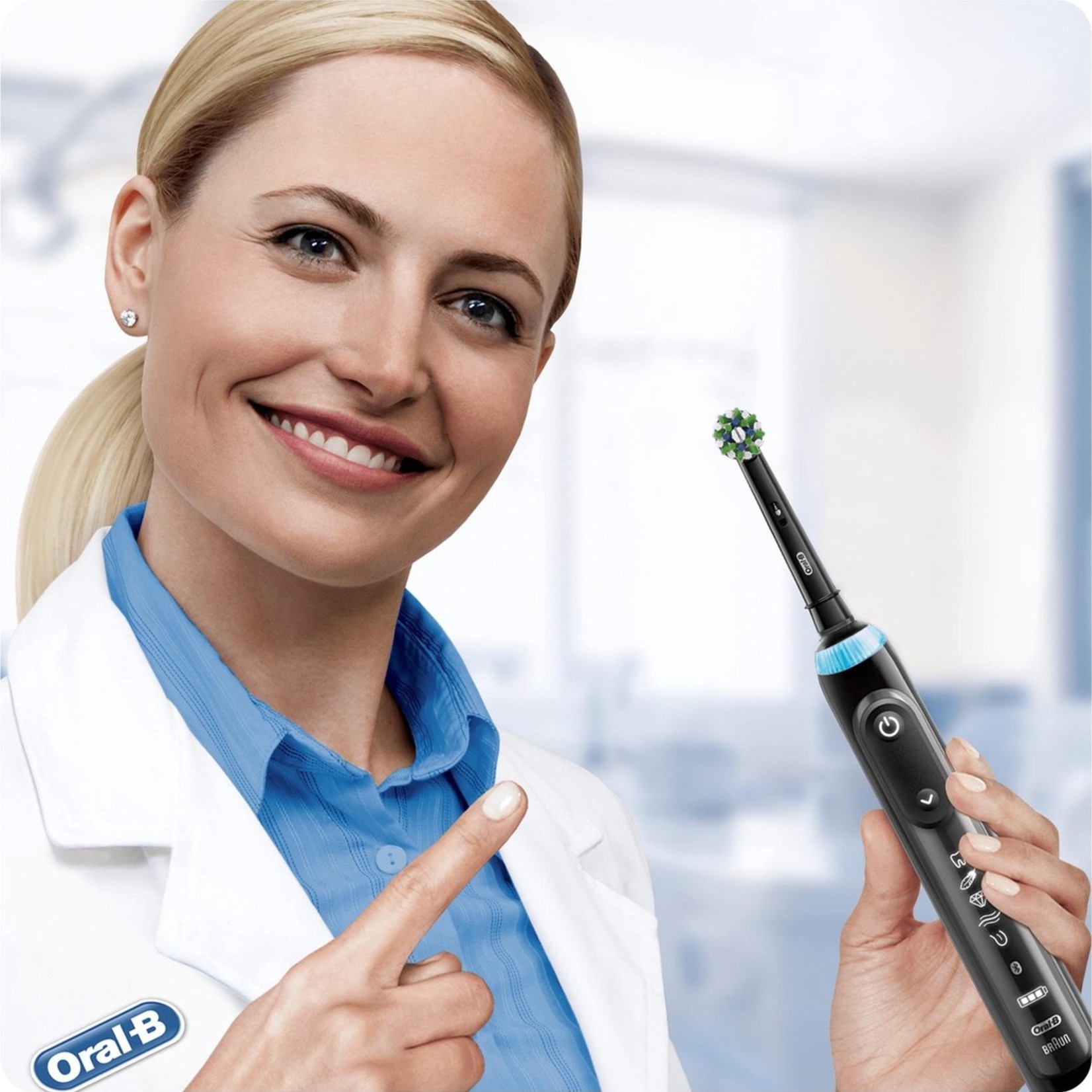 oral b Oral-B CrossAction - Met CleanMaximiser-technologie - Opzetborstels - 8 Stuks