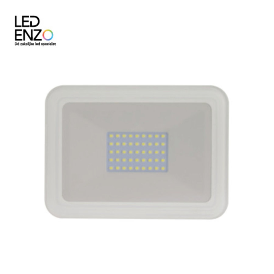 LED Schijnwerper Slim glas Wit 30W 120lm/W IP65-2