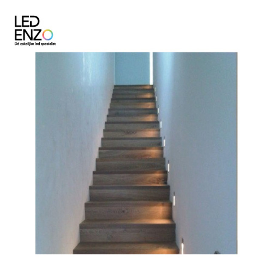 Trapverlichting Randy LED Zwart, 1,5W-2