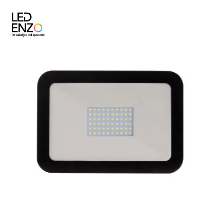 LED Schijnwerper Slim glas Zwart 100W 120lm/W IP65-2