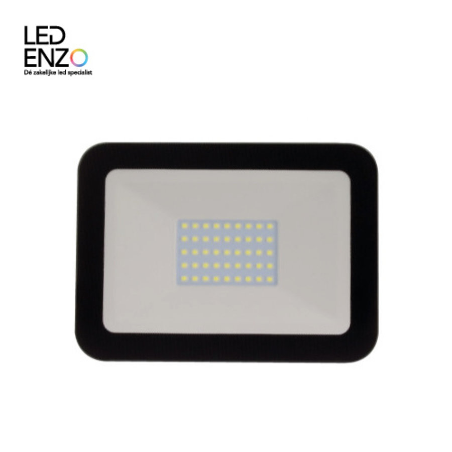 LED Schijnwerper Slim 30W Zwart 120lm/W IP65-2