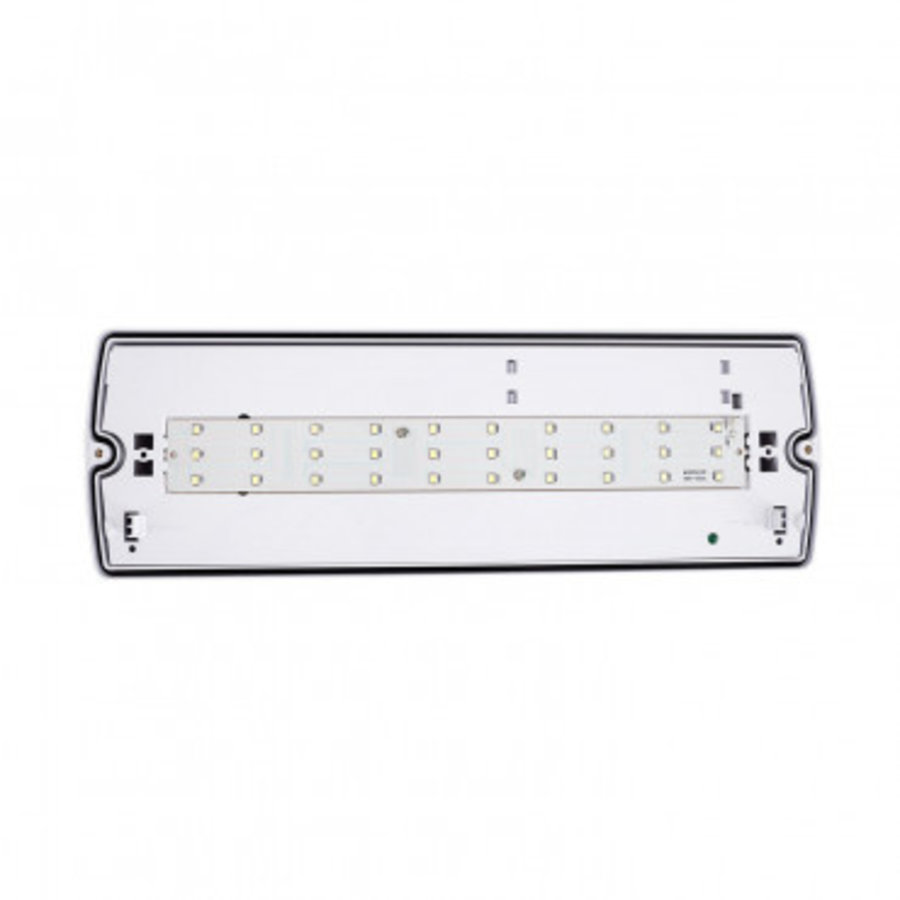 LED Galerij Portiek Noodverlichting 3 Watt met Autotest, Accu, 200Lm-4