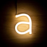 LED Neon Letters (a-i)