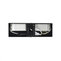 thumb-Zwarte verstelbare CREE-COB 30W AR111 LED plafondlamp met 2 spotlights (dimbaar)-7