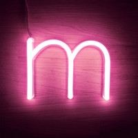 thumb-LED Neon Letters Roze (j-r)-5