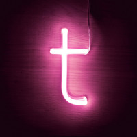 thumb-LED Neon Letters Roze (s-z)-3