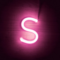 thumb-LED Neon Letters Roze (s-z)-1