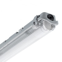 thumb-LED Armatuur Waterdicht Slim Kit met één 60cm LED-buis met enkelzijdige aansluiting 9W-2