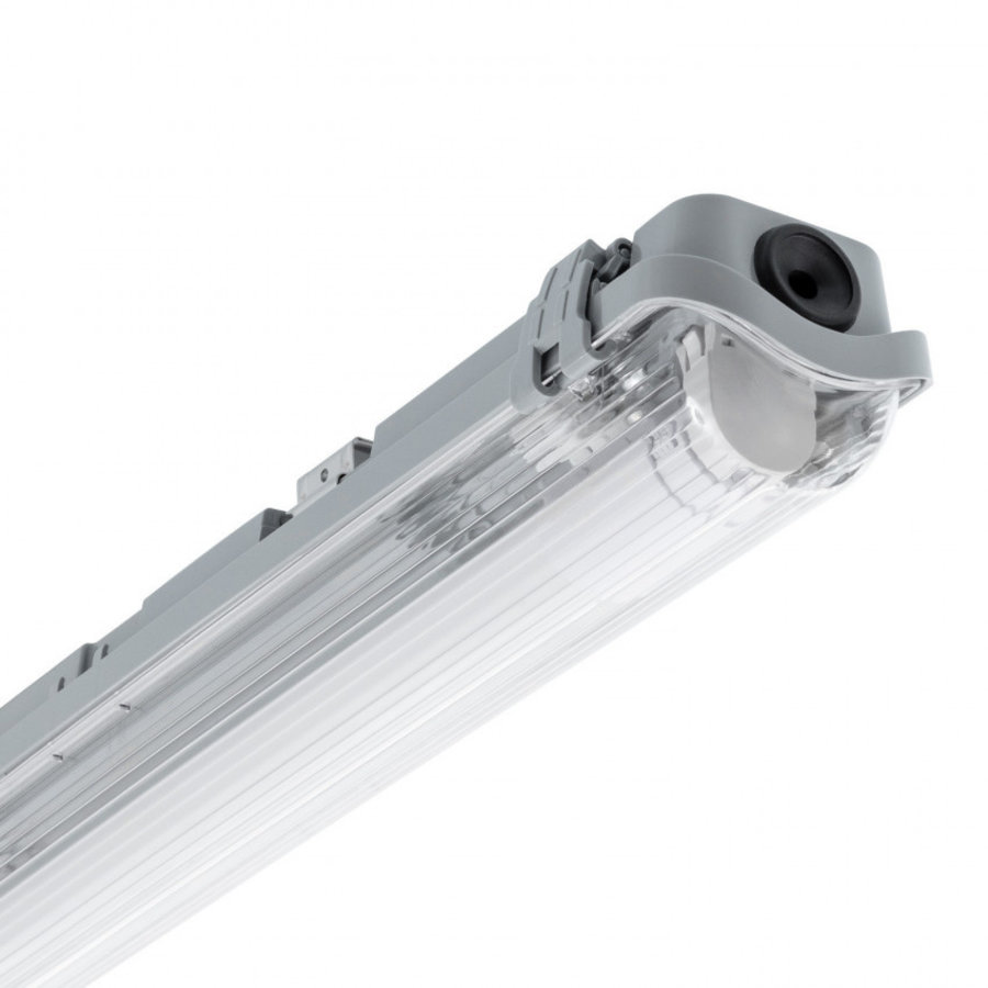 LED Armatuur Waterdicht Slim Kit met één 60cm LED-buis met enkelzijdige aansluiting 9W-2