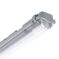 thumb-LED Armatuur Waterdicht Slim Kit met één 1200mm LED-buis met enkelzijdige aansluiting 18W-2