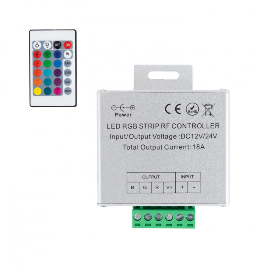 LED Strip Kit 24V DC 60LED/m 5m IP65 RGB met voeding en controller-8