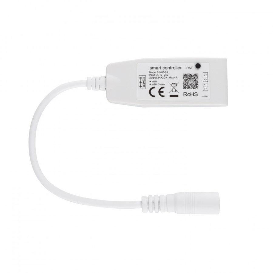LED Strip Controller/Dimmer Mini WIFI SMART Monochroom 12/24V-2