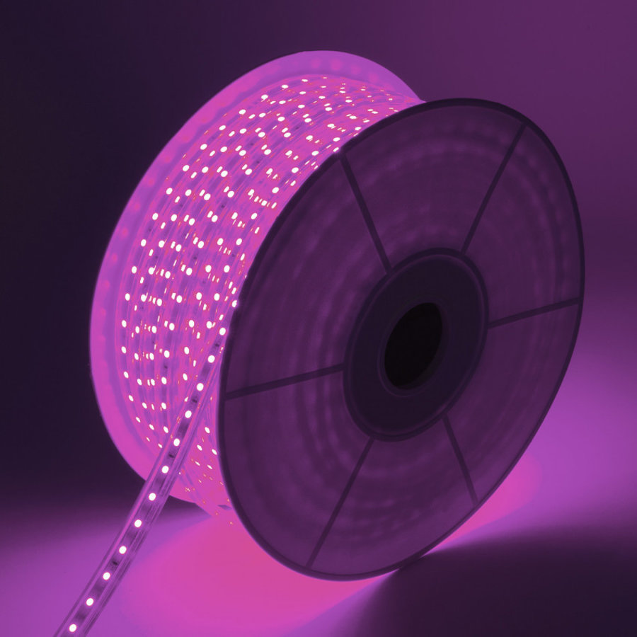 LED Strip Smart Wifi 220V AC 60 LED/m Violet IP65 op maat om de 100cm-2