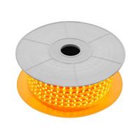 LED Strip, dimbaar 220V AC, 60 LED/m Oranje op maat 100cm