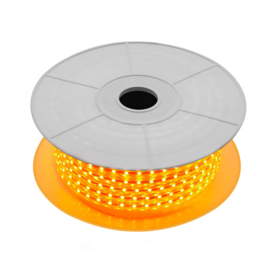 LED Strip, dimbaar 220V AC, 60 LED/m Oranje op maat 100cm-5