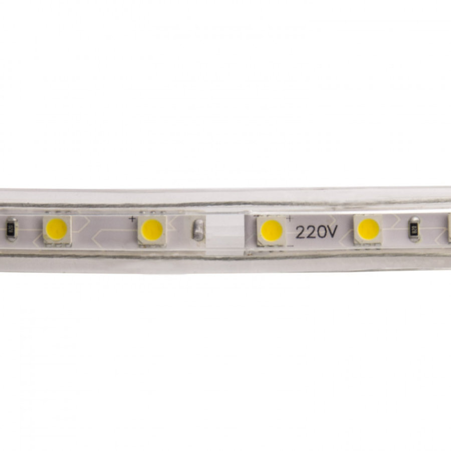 LED Strip, dimbaar 220V AC, 60 LED/m Wit op maat 100cm-3