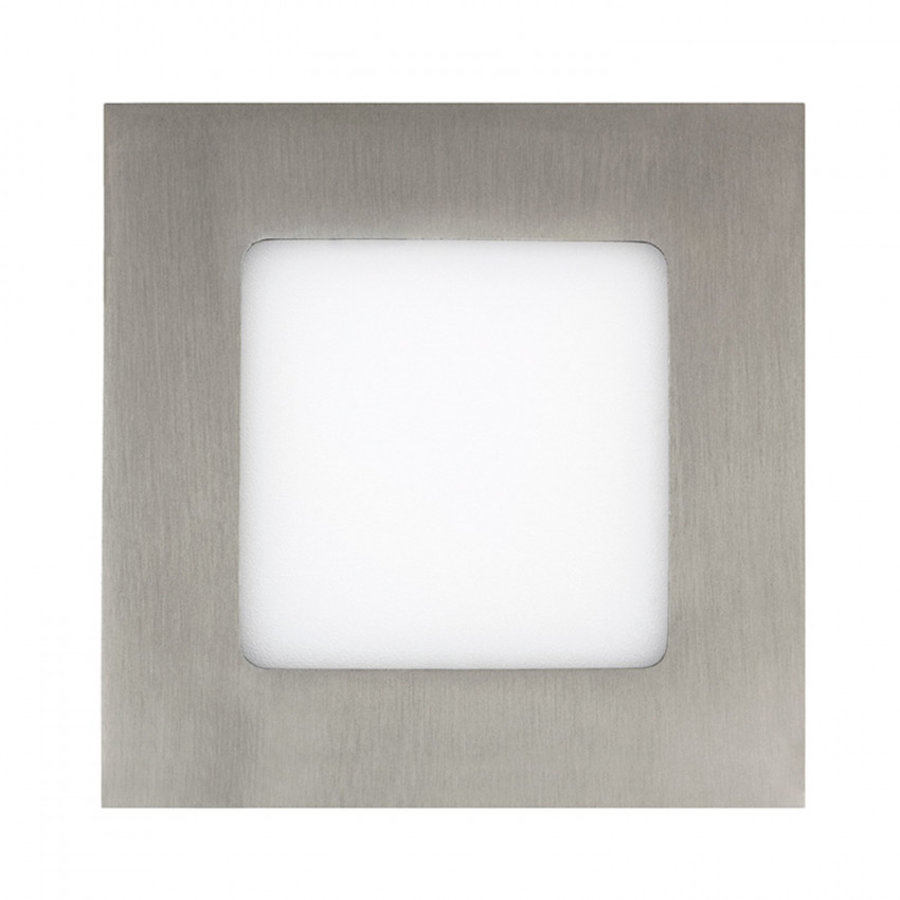 LED paneel UltraSlim vierkant zilver 6W-2