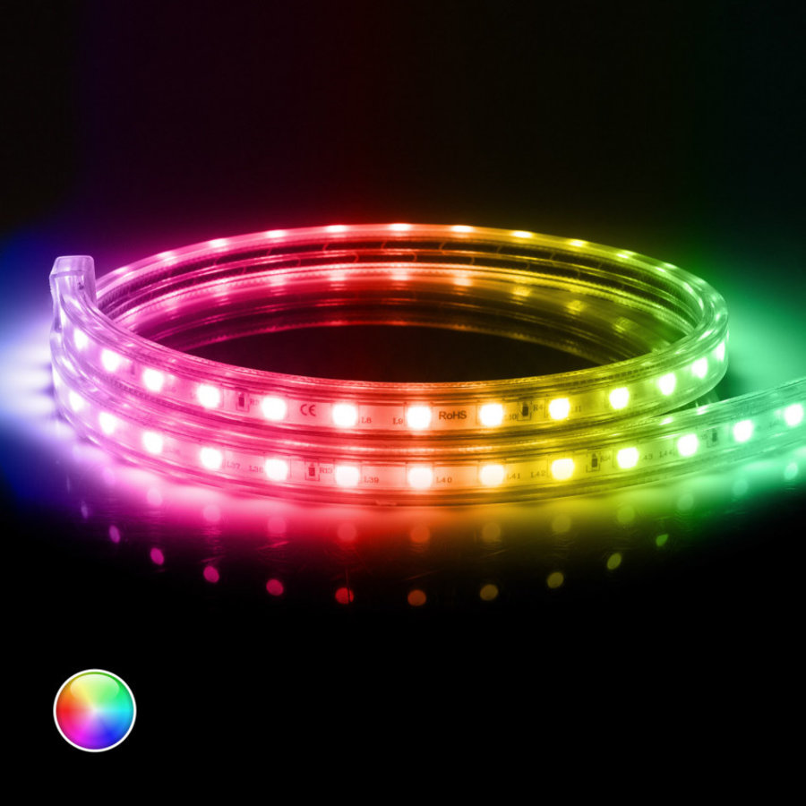 LED Strip 360 220V AC 60 LED/m op maat - RGB-2