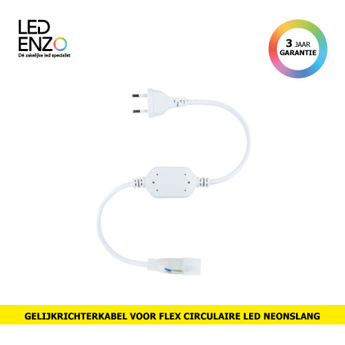 Gelijkrichterkabel flexibele circulaire LED neonslang 