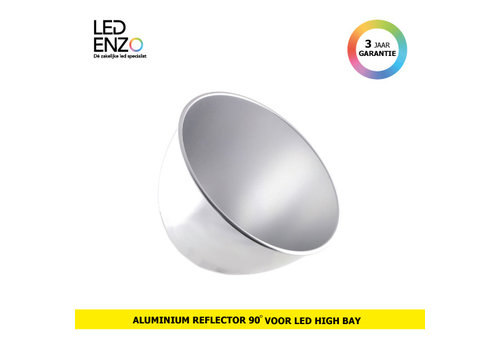 LED High bay reflector 90º Aluminium 