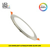 LEDENZO LED Downlight UltraSlim rond zilver 18W