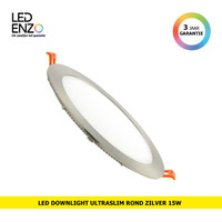 thumb-LED Downlight UltraSlim rond zilver 15W-1