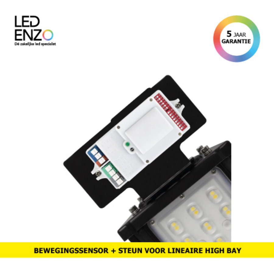 LED High Bay Bewegingssensor + steun set voor lineaire - MEAN WELL dimbaar-1