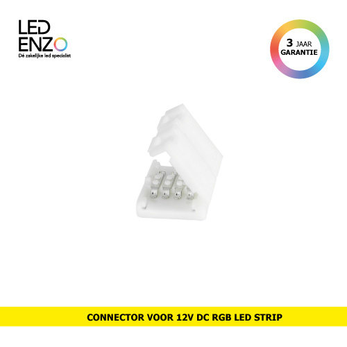 Connector voor 12V DC RGB LED strips 