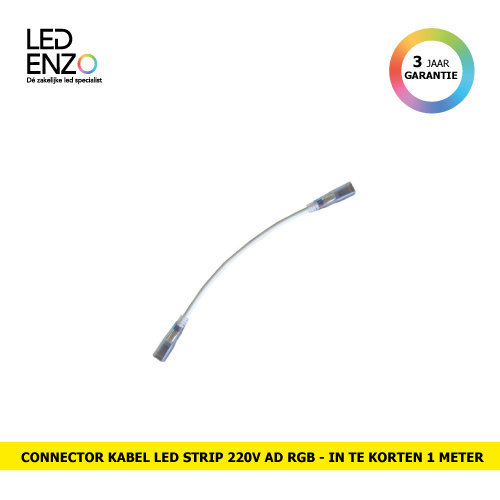 Connector kabel voor 220V AC SMD5050 RGB LED strip 