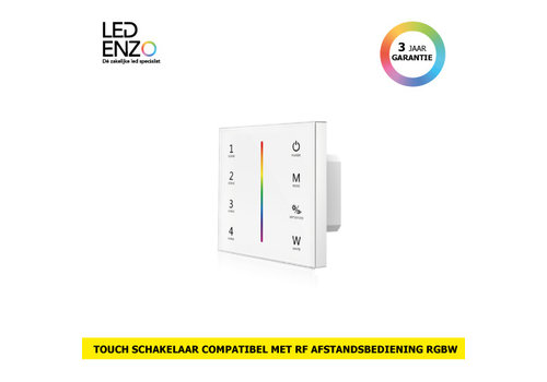 Touch Schakelaar met RF Dimmer voor RGBW LED strip 