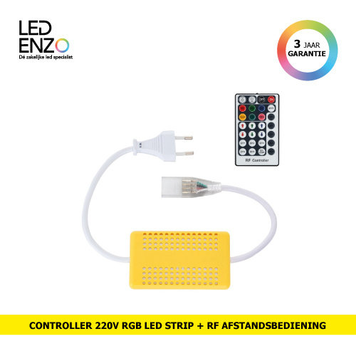 RF Afstandsbediening  - Controller voor een 220V RGB met 28 knoppen 