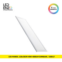 thumb-LED Paneel dimbaar 120x30cm 40W 4000lm UGR17-1