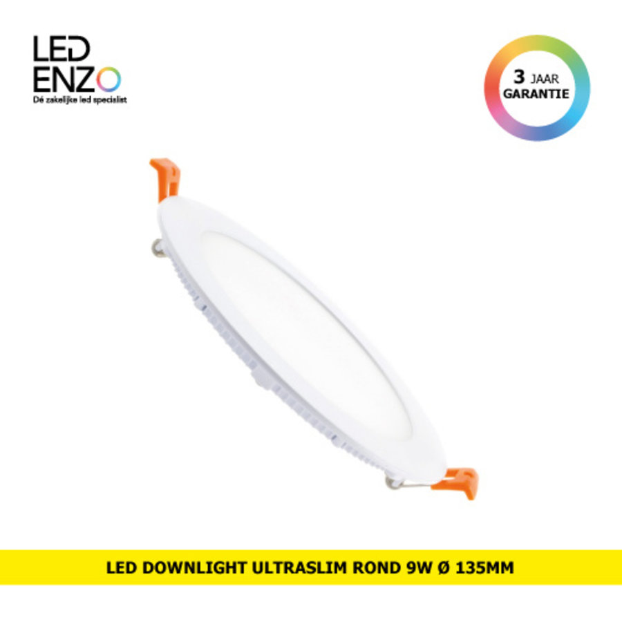 LED Downlight UltraSlim rond wit 9W-1