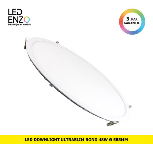 LED Downlight UltraSlim rond wit 48W 