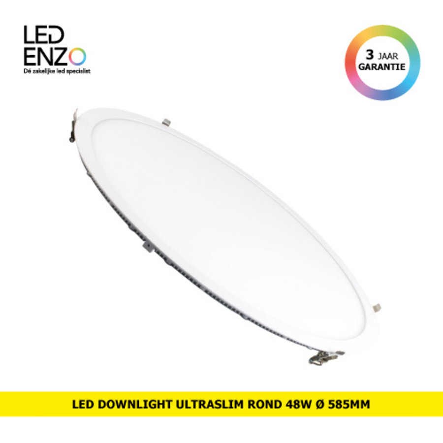 LED Downlight UltraSlim rond wit 48W-1