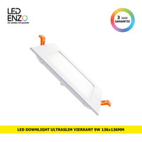 thumb-LED Downlight UltraSlim vierkant wit 9W-1