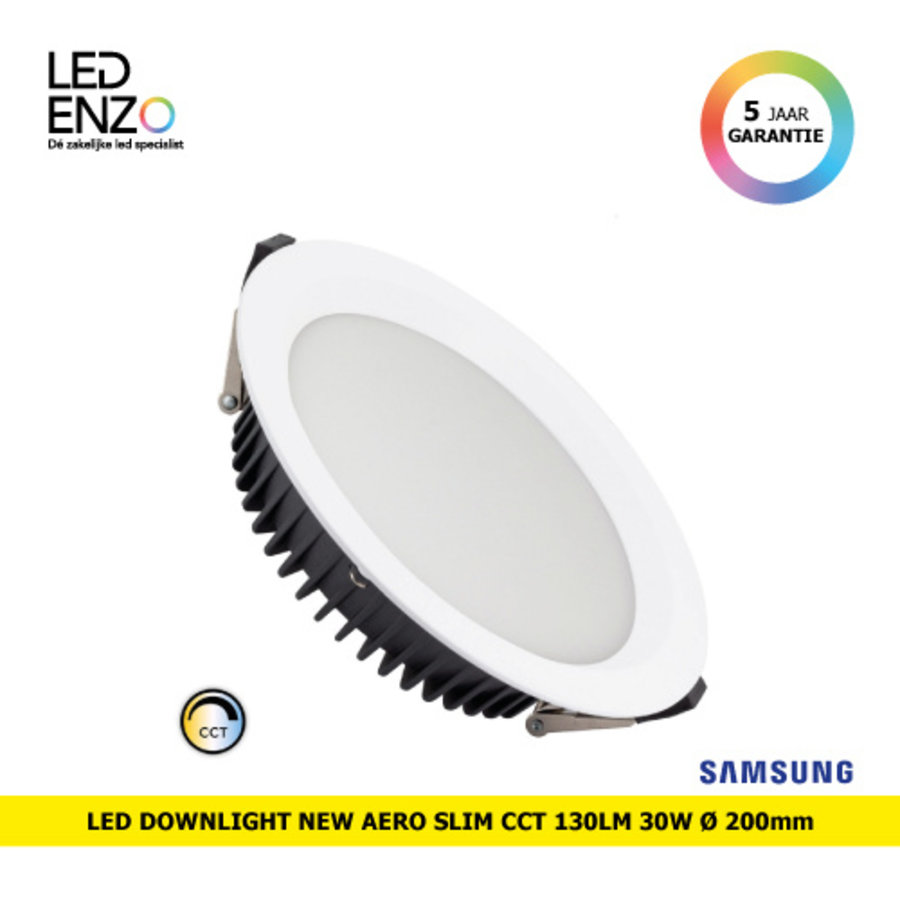 LED Downlight Color New Aero Slim CCT Selecteerbaar (UGR19) Lifud 30W-1