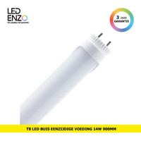 LED Buis T8 90cm met eenzijdige voeding 14W 110lm/W