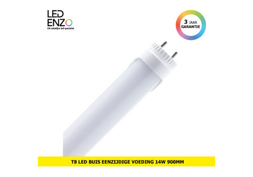 LED Buis T8 90cm met eenzijdige voeding 14W 110lm/W 