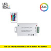 LEDENZO LED Strip schakelaar + RF-afstandsbediening met dimmer en 24 knoppen 12 / 24V RGB