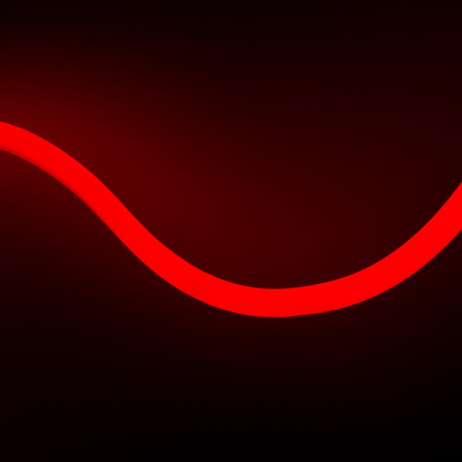 LED Strip Circulair neonspoel flexibel met 120LED/m rood 50 meter-2